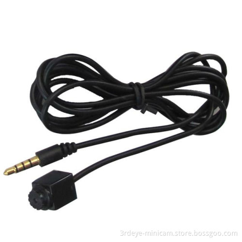 3.5mm AV Jack Mini Camera-520tvl, 0.008 Low Lux, Mini Size: 11.5x11.5x17mm) (MC900DA-E)
